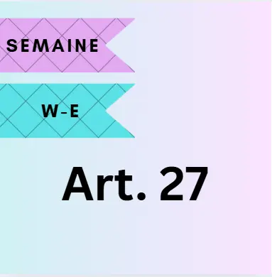 R - BRUXELLES - AMAZÔNIA - Individuel - Réduction - SEM+WE - Article 27