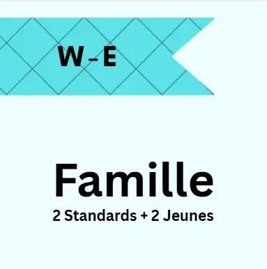 R - BRUXELLES - AMAZÔNIA - Individuel - WE - Pack Famille - 2 "Standards" et 2 "Jeunes"