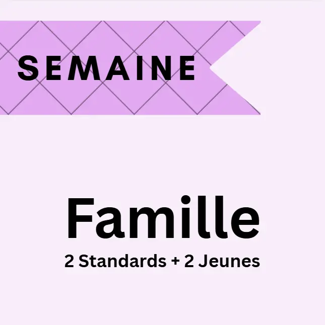 R - BRUXELLES - AMAZÔNIA - Individuel - SEM - Pack Famille - 2 "Standards" et 2 "Jeunes" 